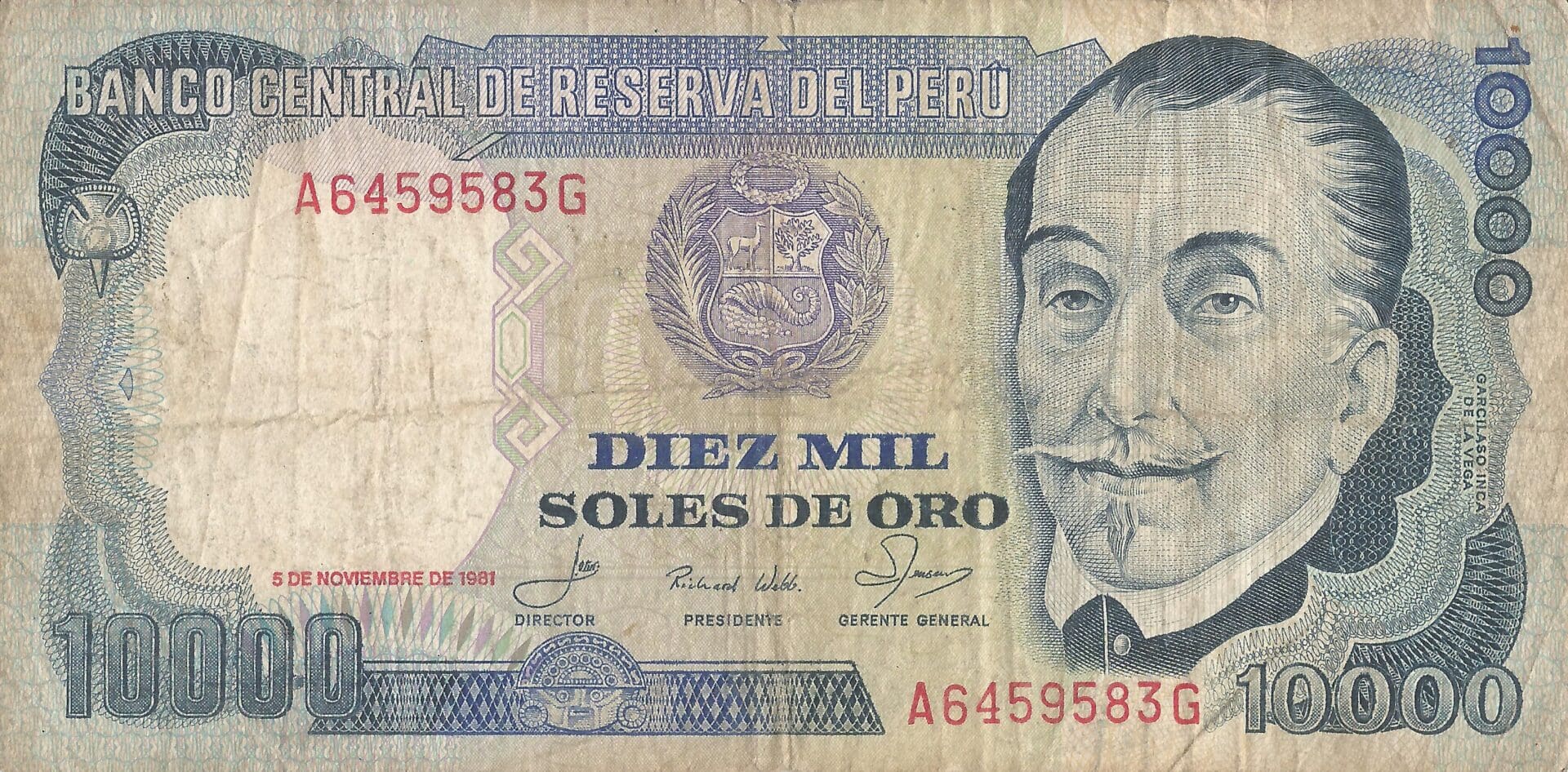 Perú 49 Pick 120a Anverso