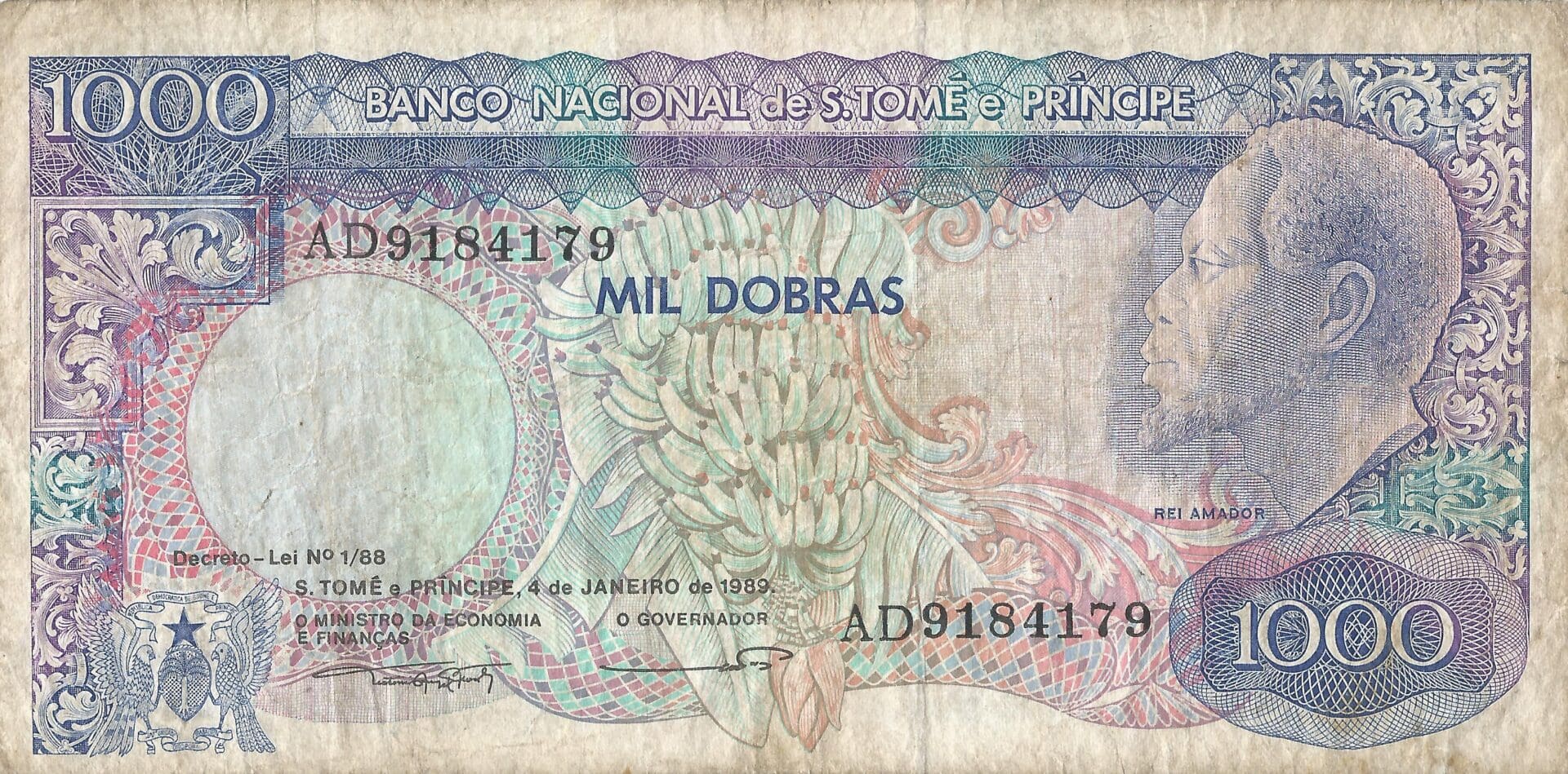 Santo Tome y Príncipe 5 Pick 62 Anverso