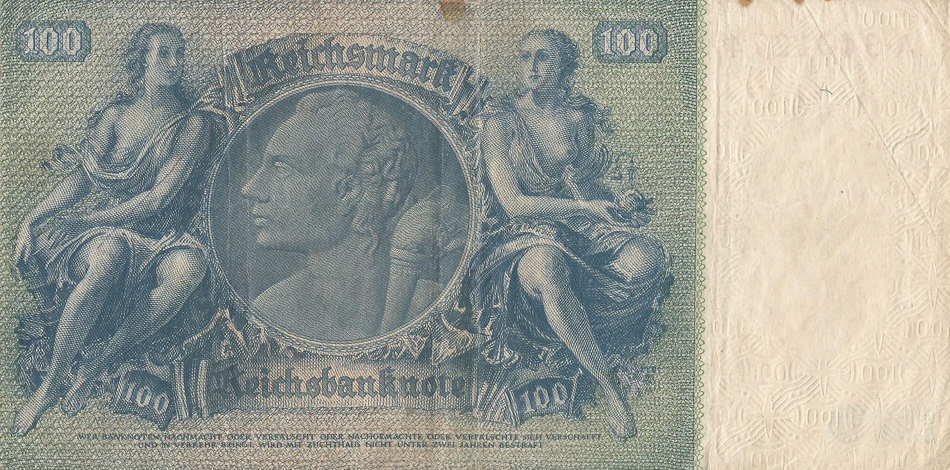 5-Reichsmark (1924-1948) 8 Pick 183b Reverso scaled