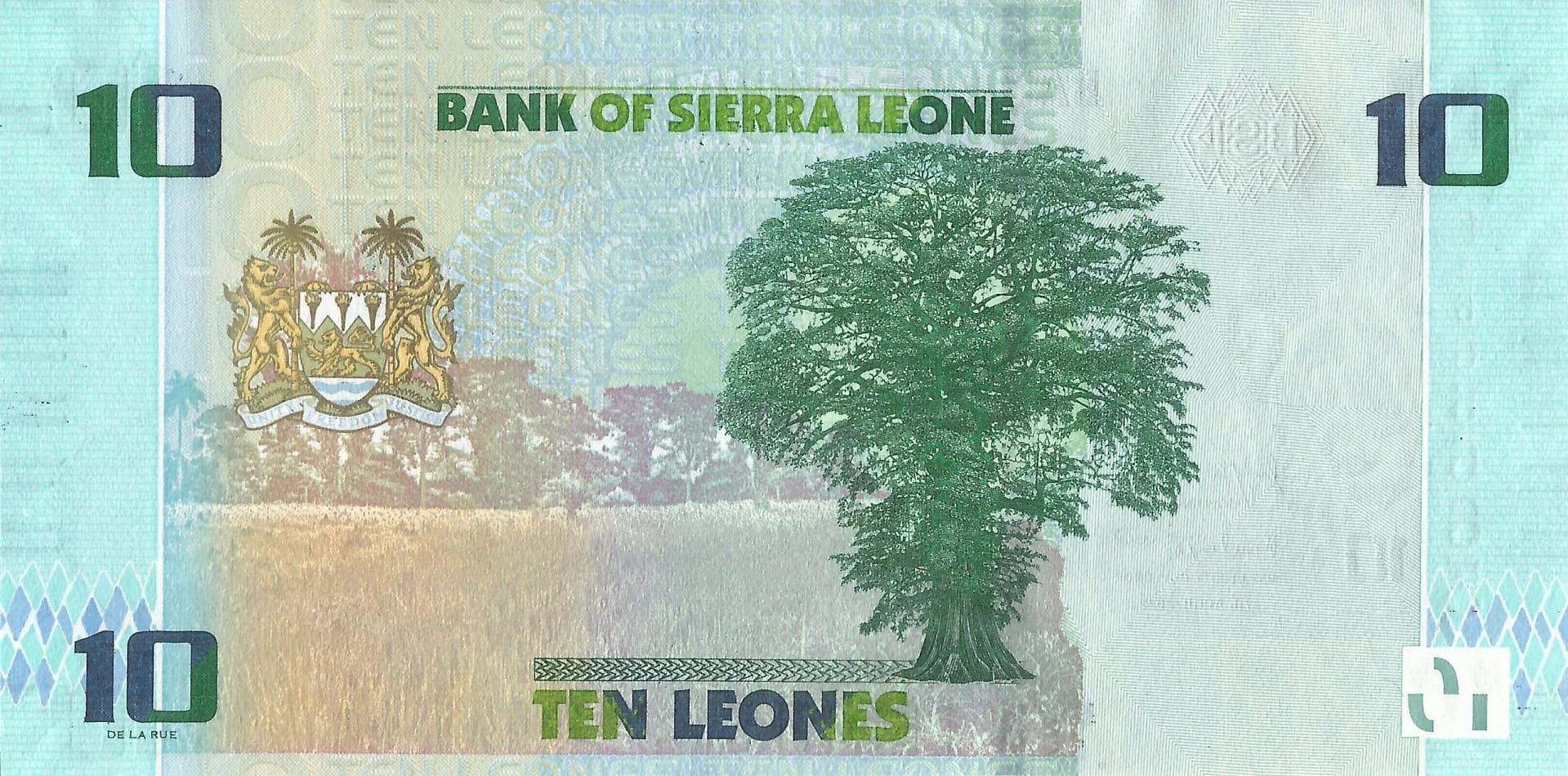 Sierra Leona 20 Pick Nuevo P 37a Reverso scaled