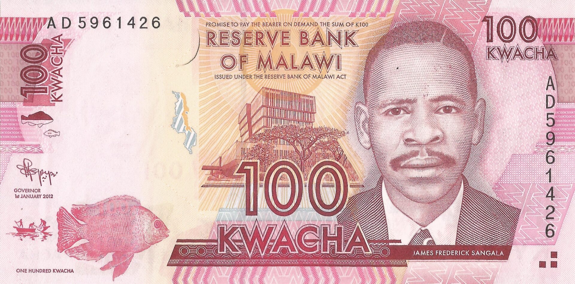 Malawi 11 Pick 59a Anverso