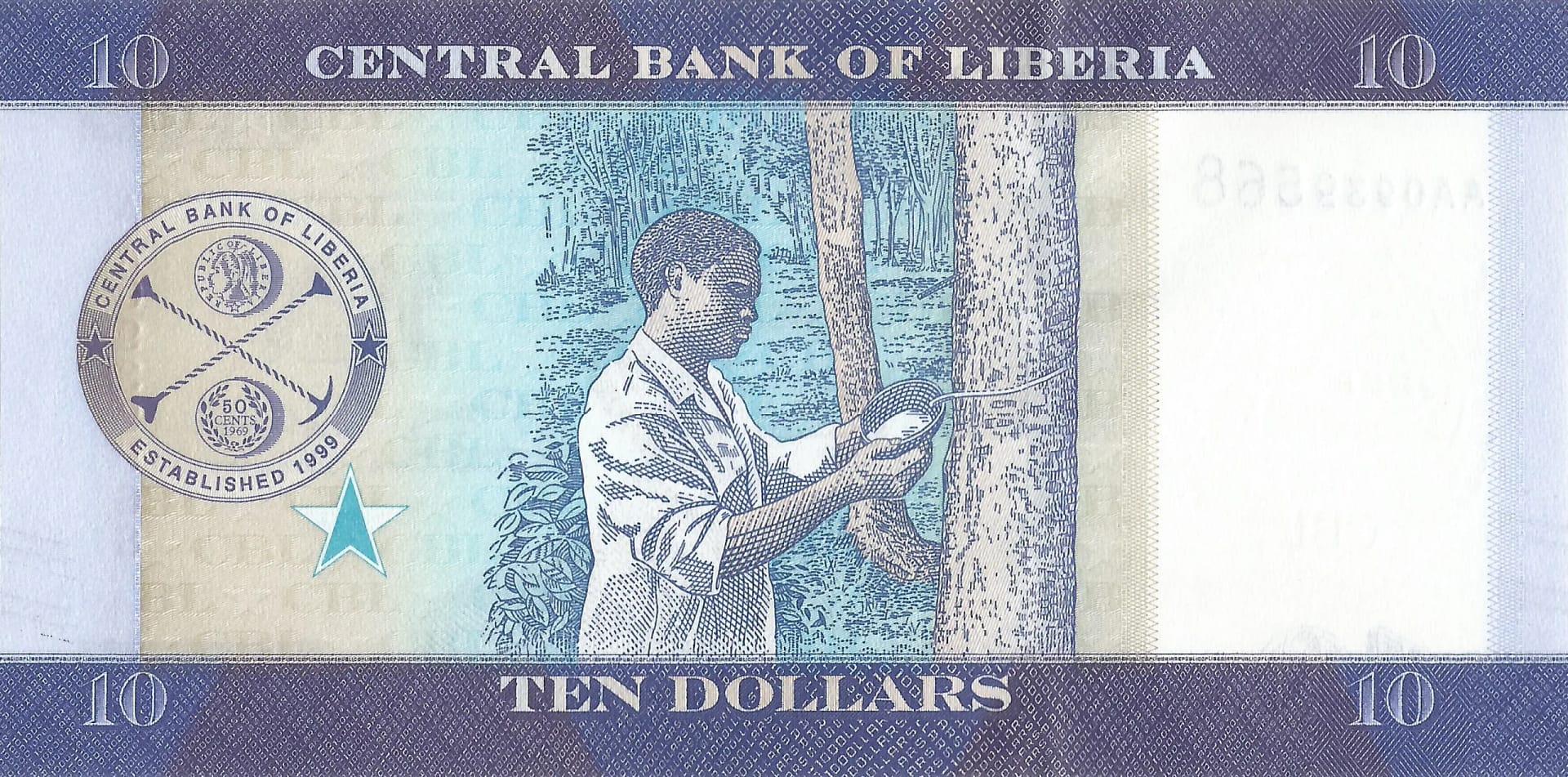 Liberia 20 Pick 32a Reverso scaled