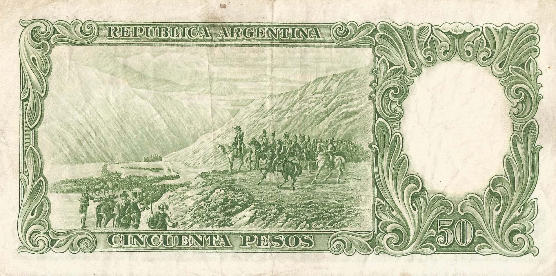 10-Banco Central San Martin - Libertad y Justicia (1942-1969) y Resellados a Pesos Ley (1969-1971) 59 Col 479c Reverso scaled