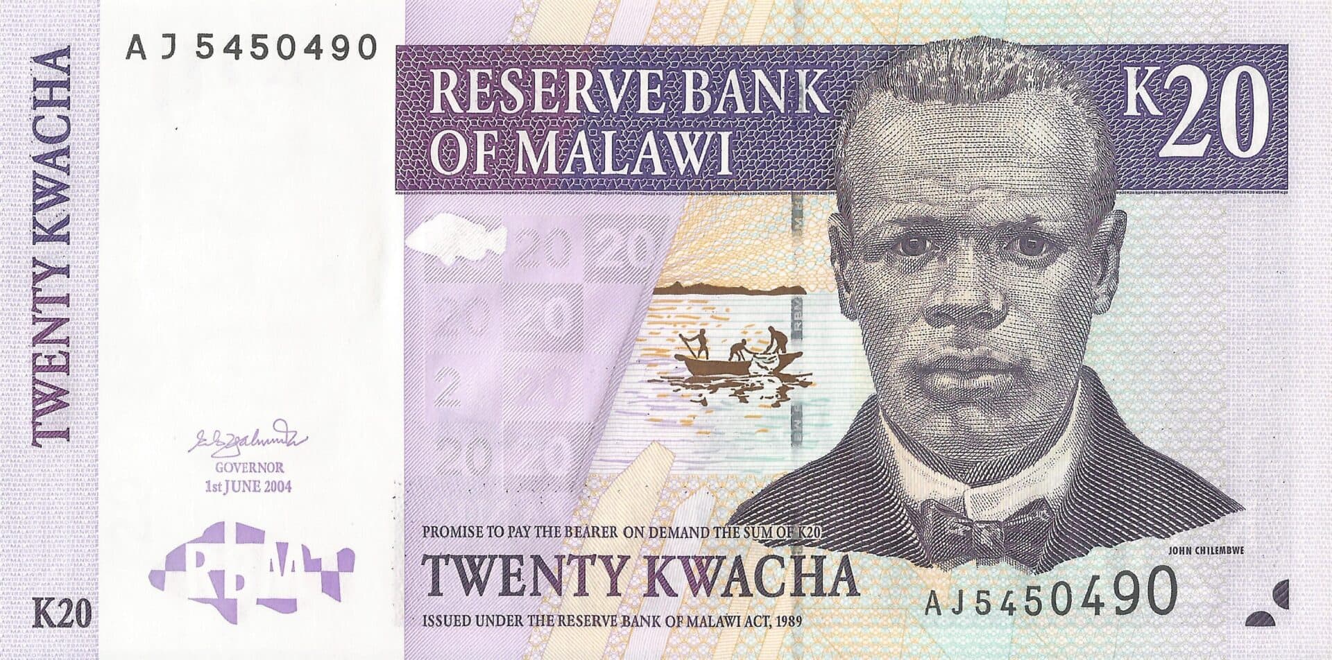 Malawi 7 Pick 52a Anverso