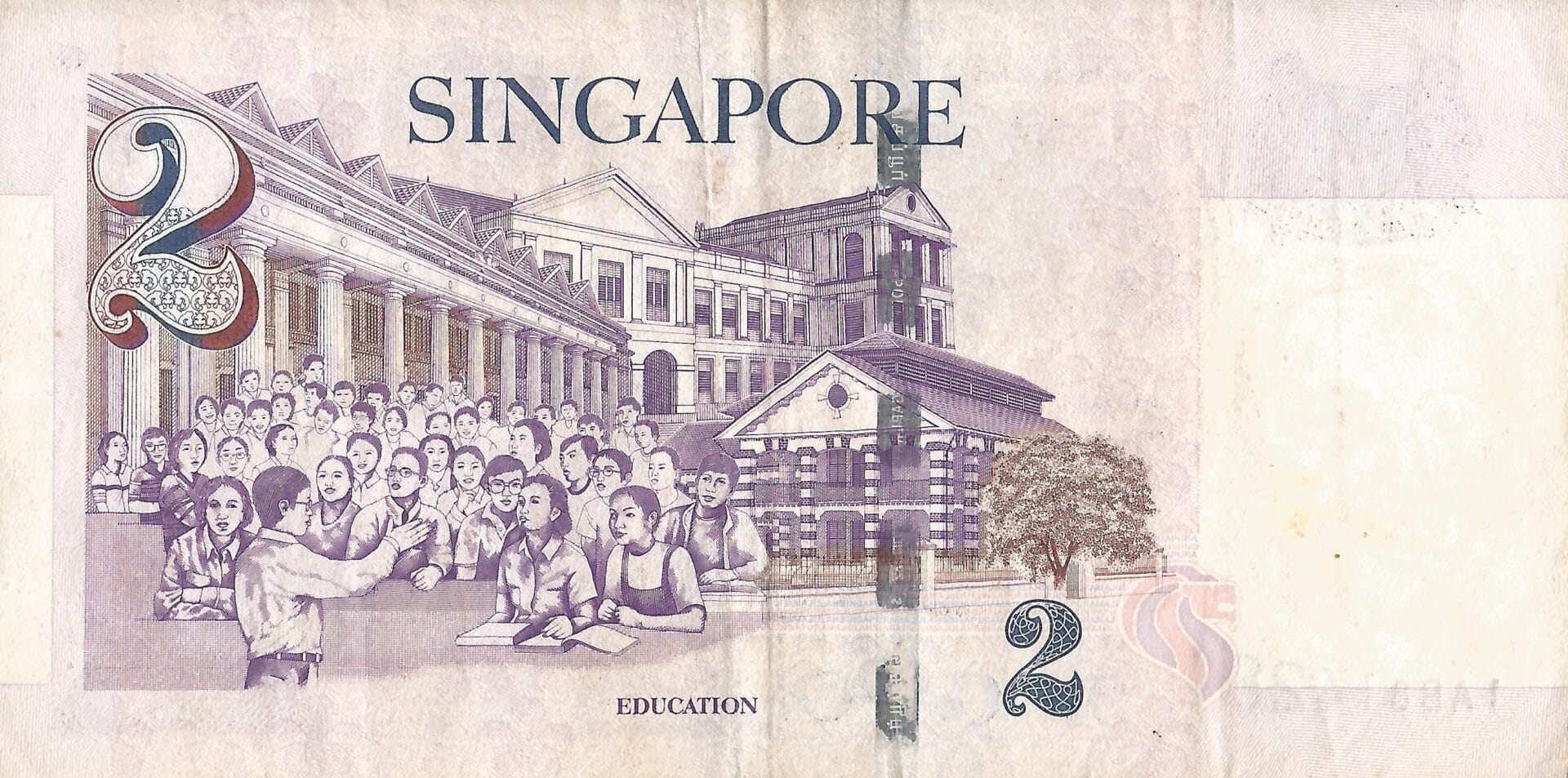 Singapur 18 Pick 45A Reverso