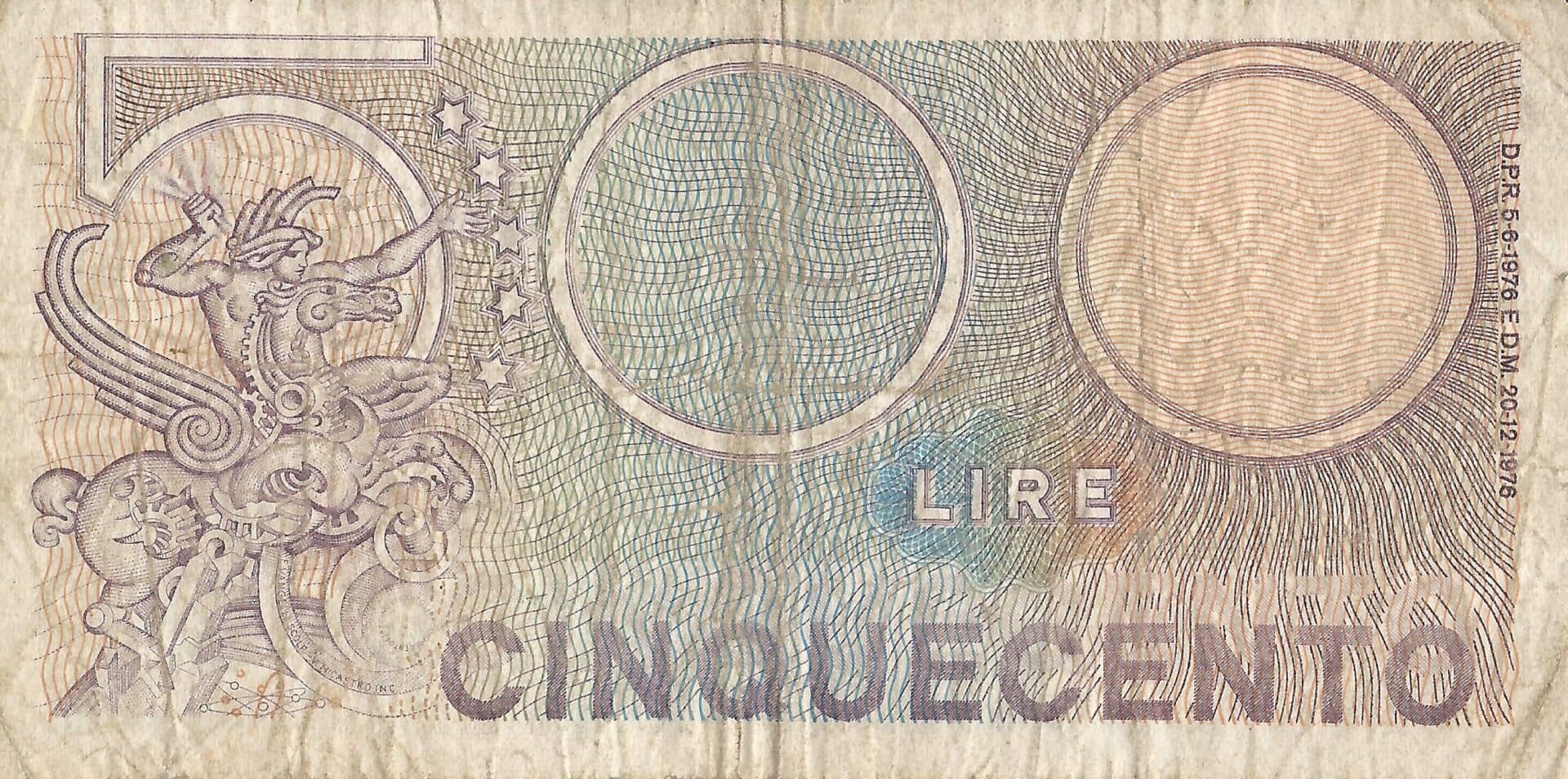 Italia 50 Pick 95a Reverso