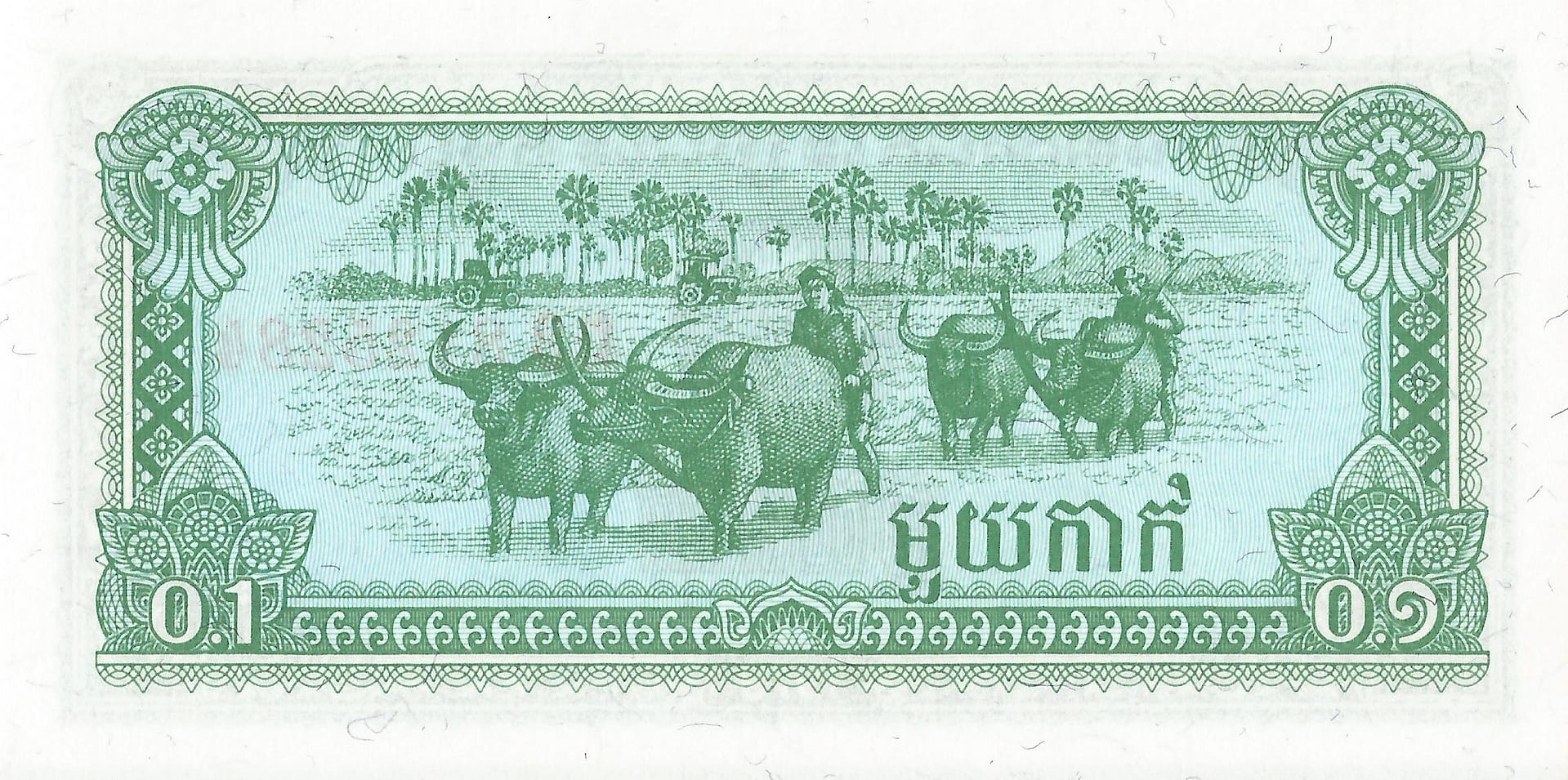 Camboya 26 Pick 25a Reverso