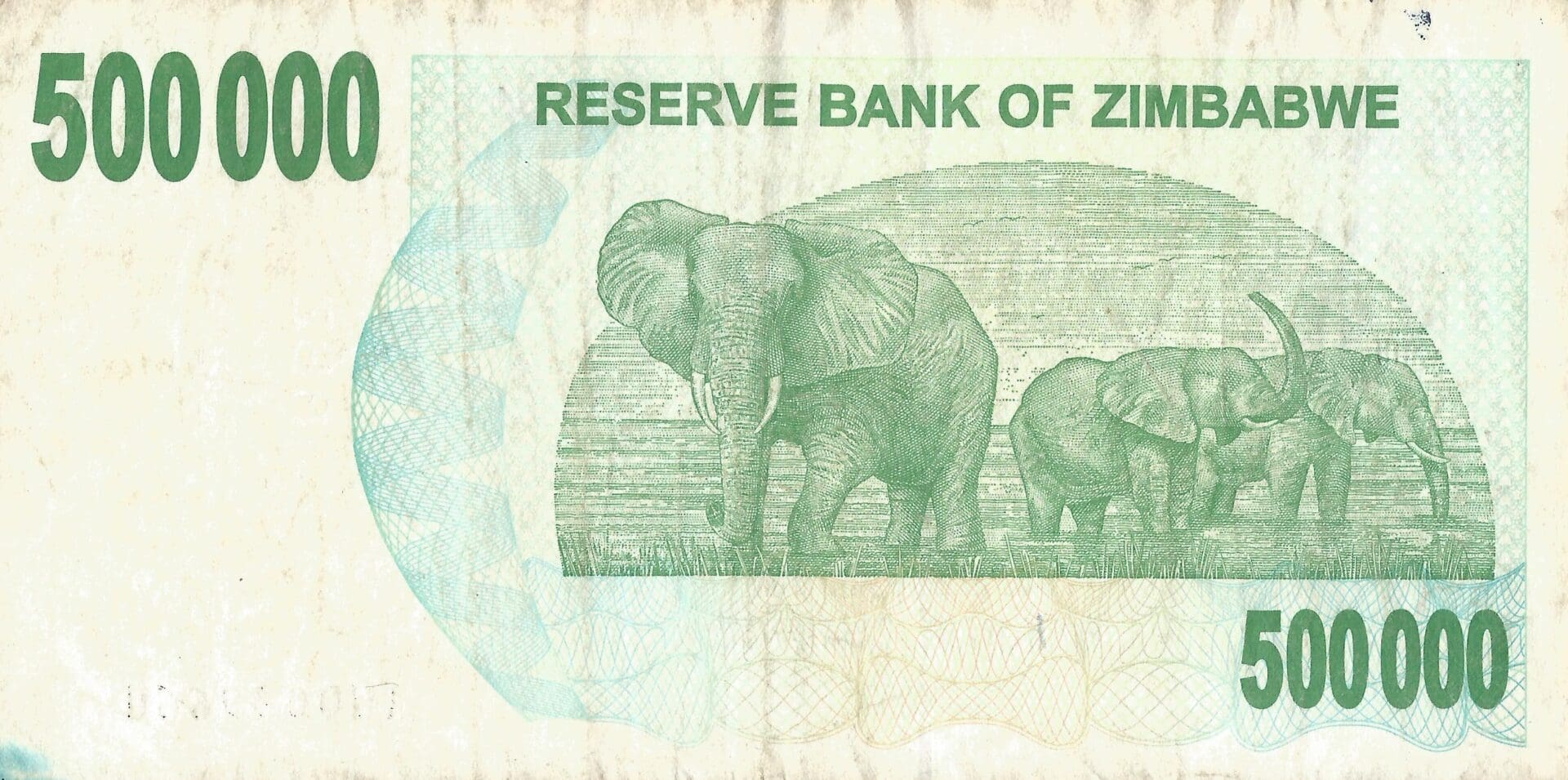 Zimbabue 20 Pick 51 Reverso