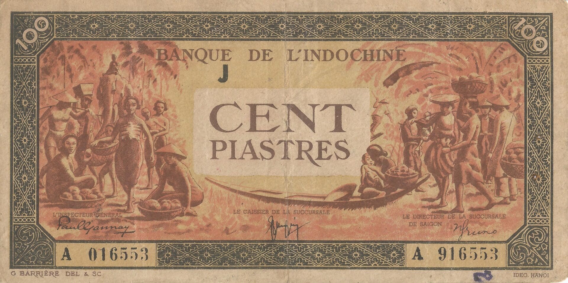 Indochina Francesa 8 Pick 73 Anverso