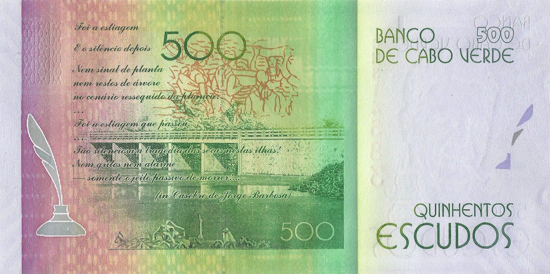 Cabo Verde 10 Pick 72a Reverso