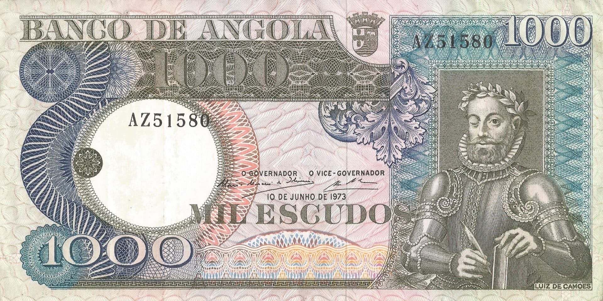 Angola 14 Pick 108a Anverso
