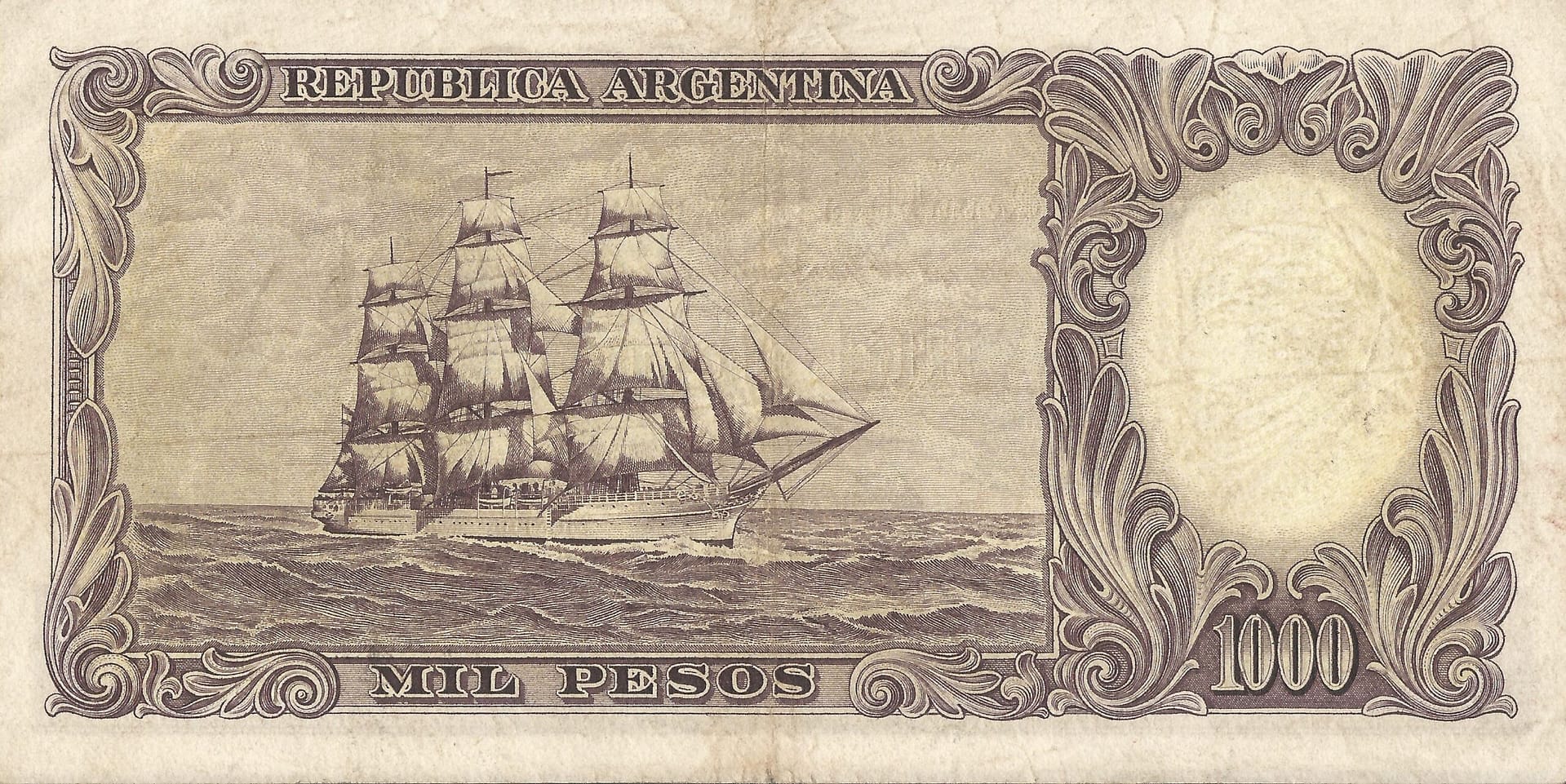 10-Banco Central San Martin - Libertad y Justicia (1942-1969) y Resellados a Pesos Ley (1969-1971) 137 Col 533a Reverso scaled