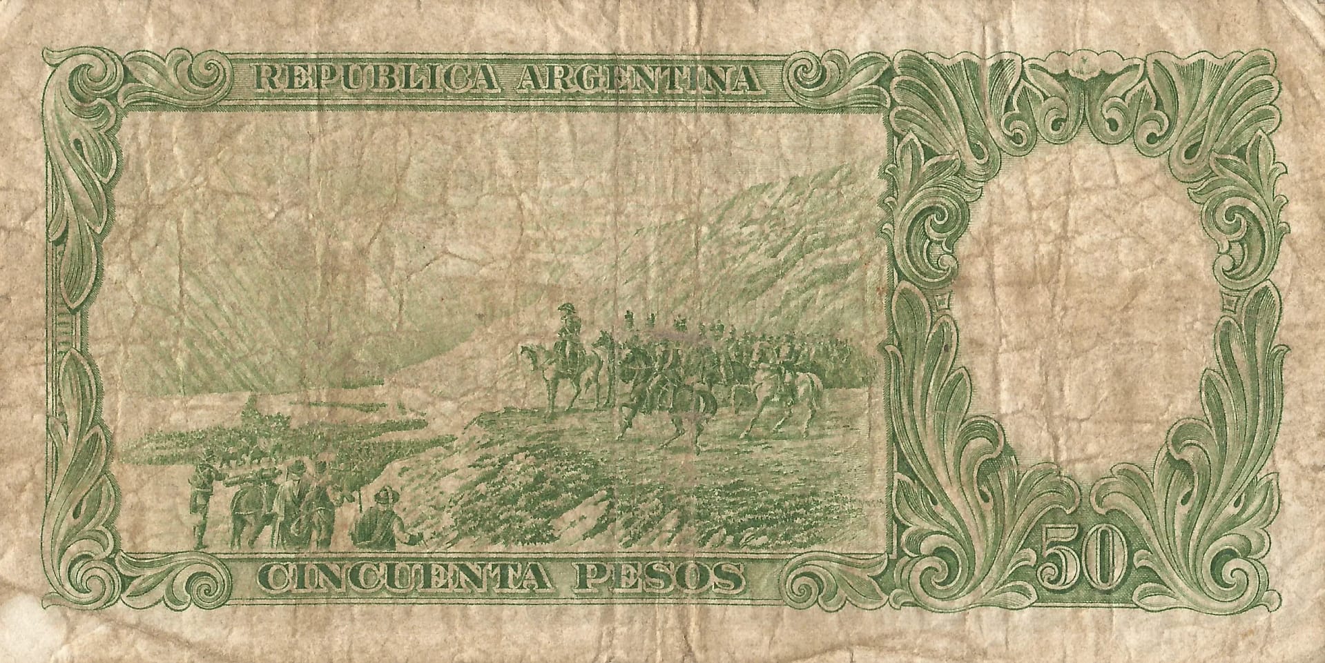 10-Banco Central San Martin - Libertad y Justicia (1942-1969) y Resellados a Pesos Ley (1969-1971) 61 Col 480c Reverso scaled
