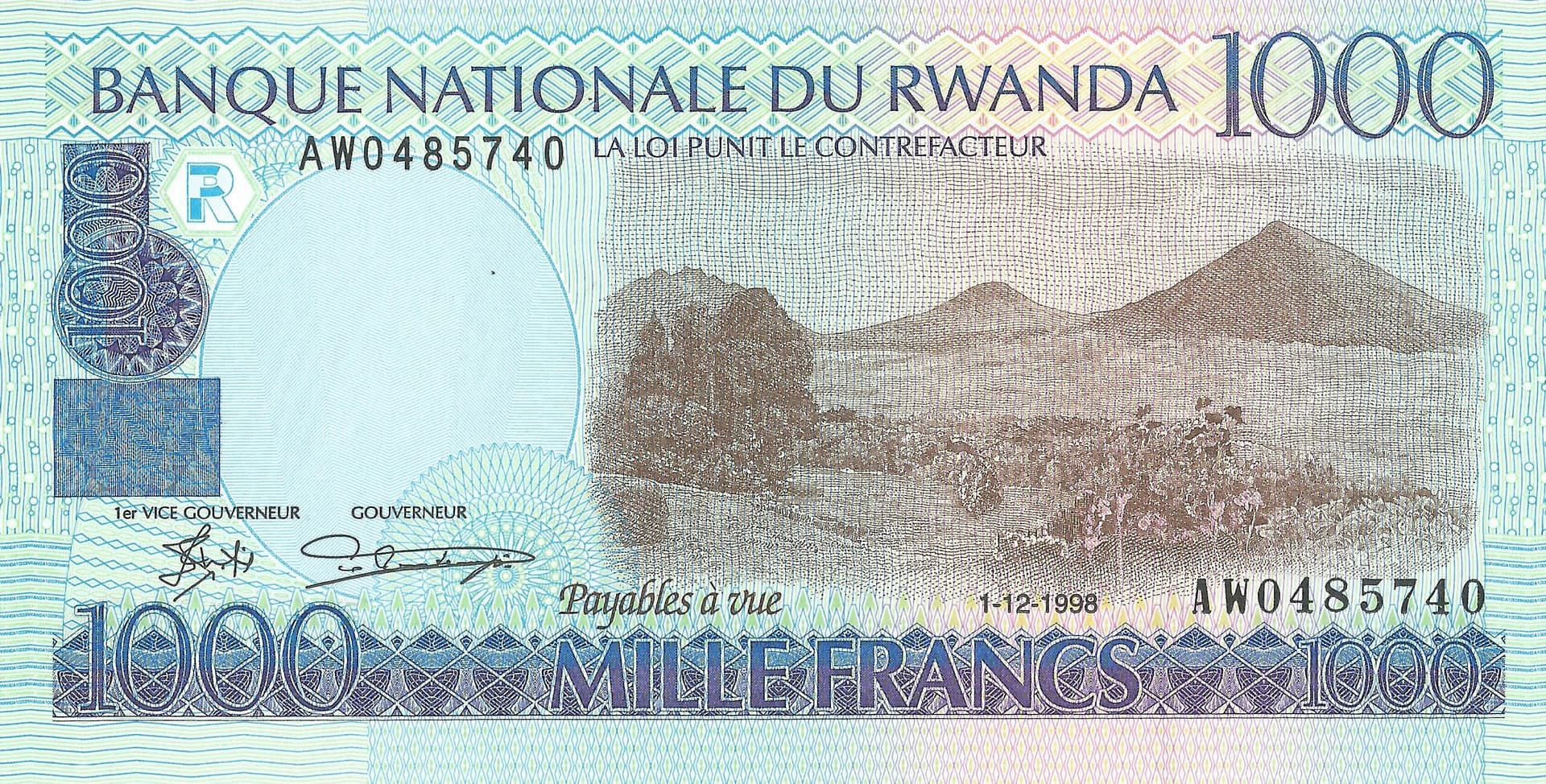 Ruanda 13 Pick 27a Anverso scaled