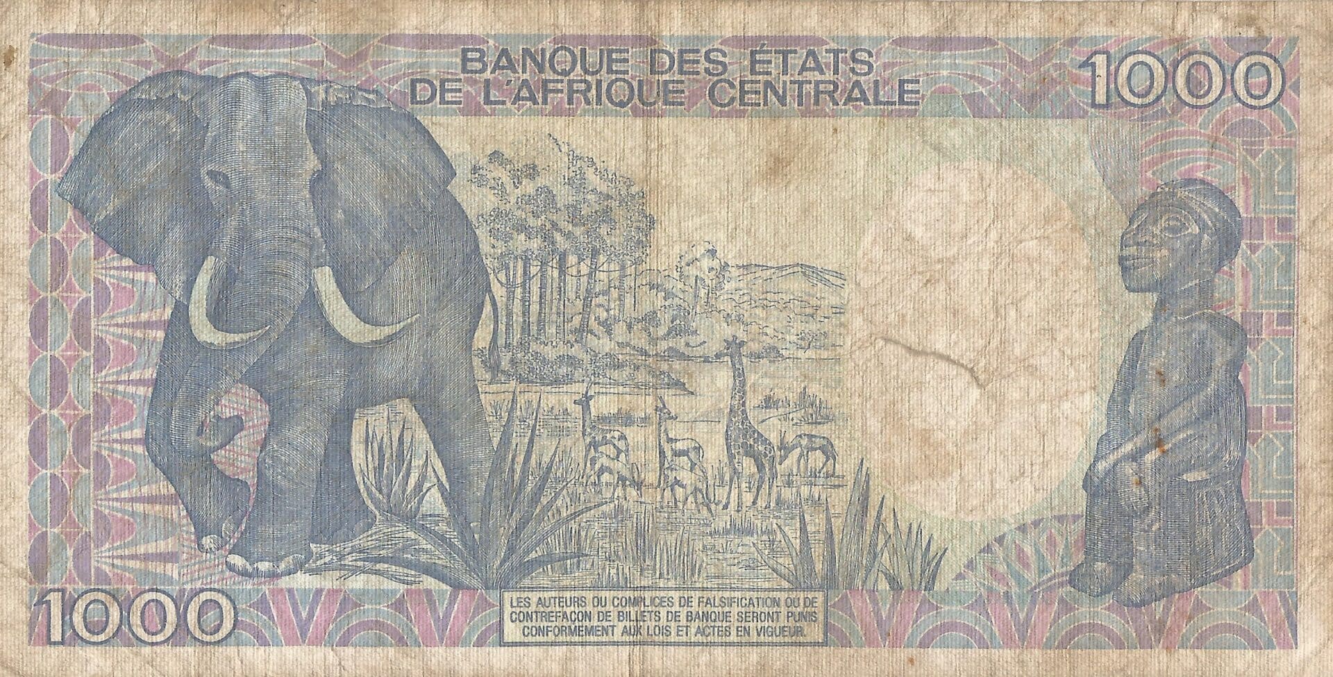 República Popular del Congo 6 Pick 10a.2 Reverso