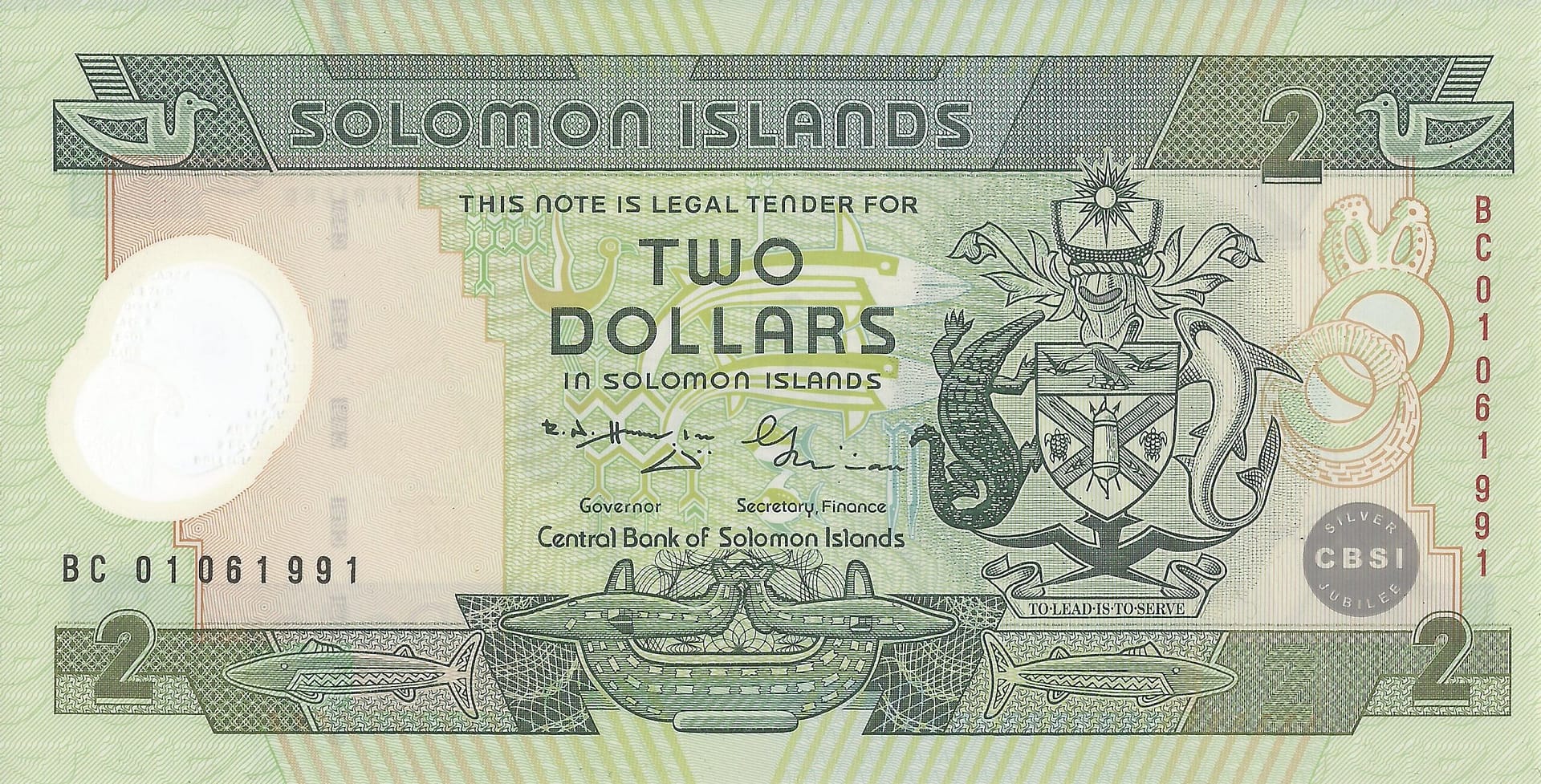 Islas Salomón 5 Pick 23a Anverso scaled