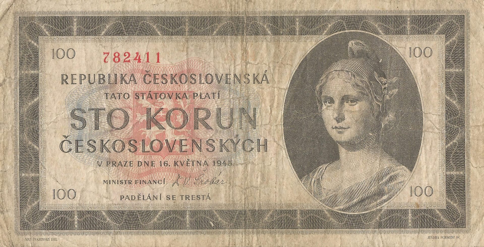 Checoslovaquia 17 Checoslovaquia Pick 67a Anverso scaled