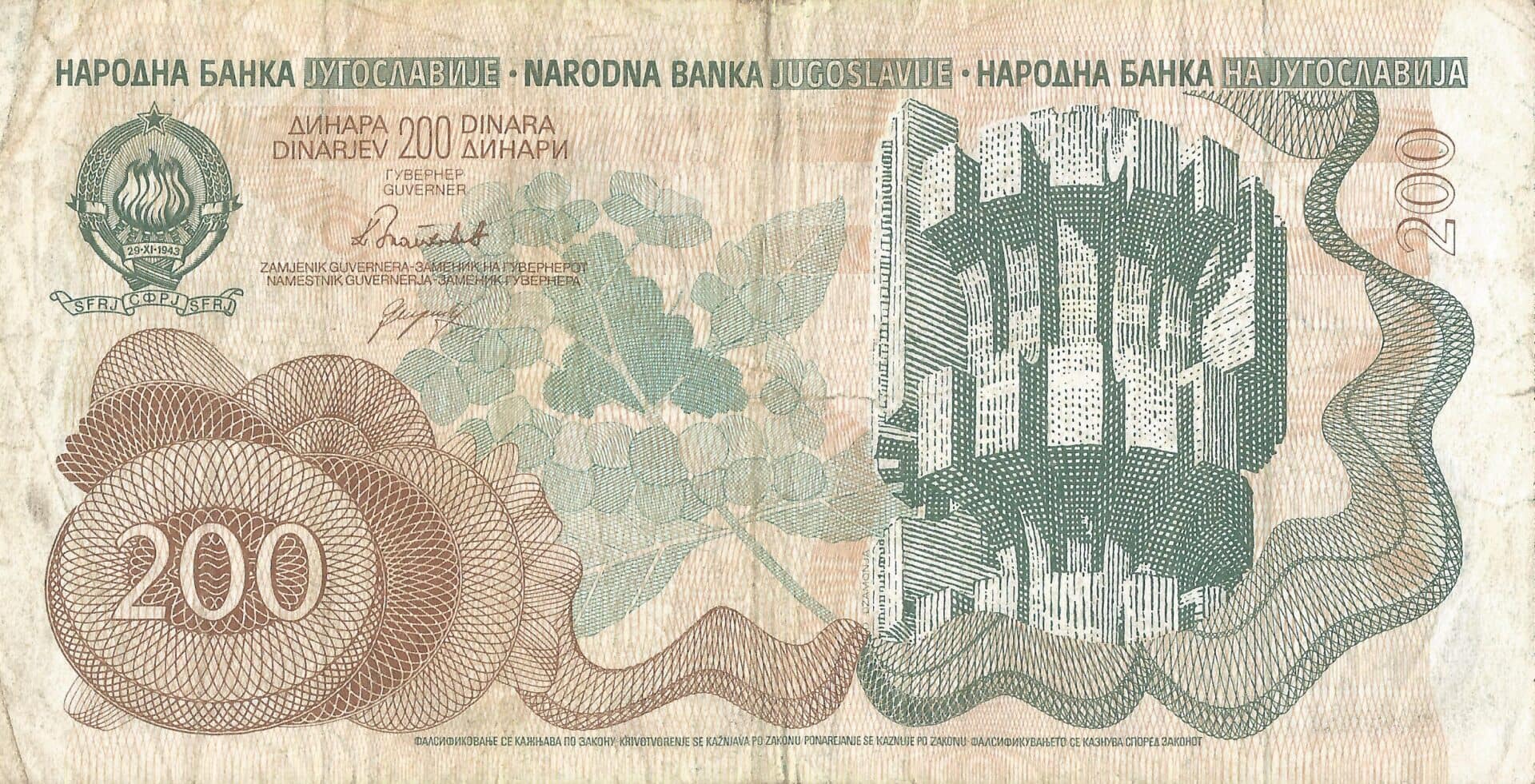 Yugoslavia 41 Pick 102a yugos Anverso