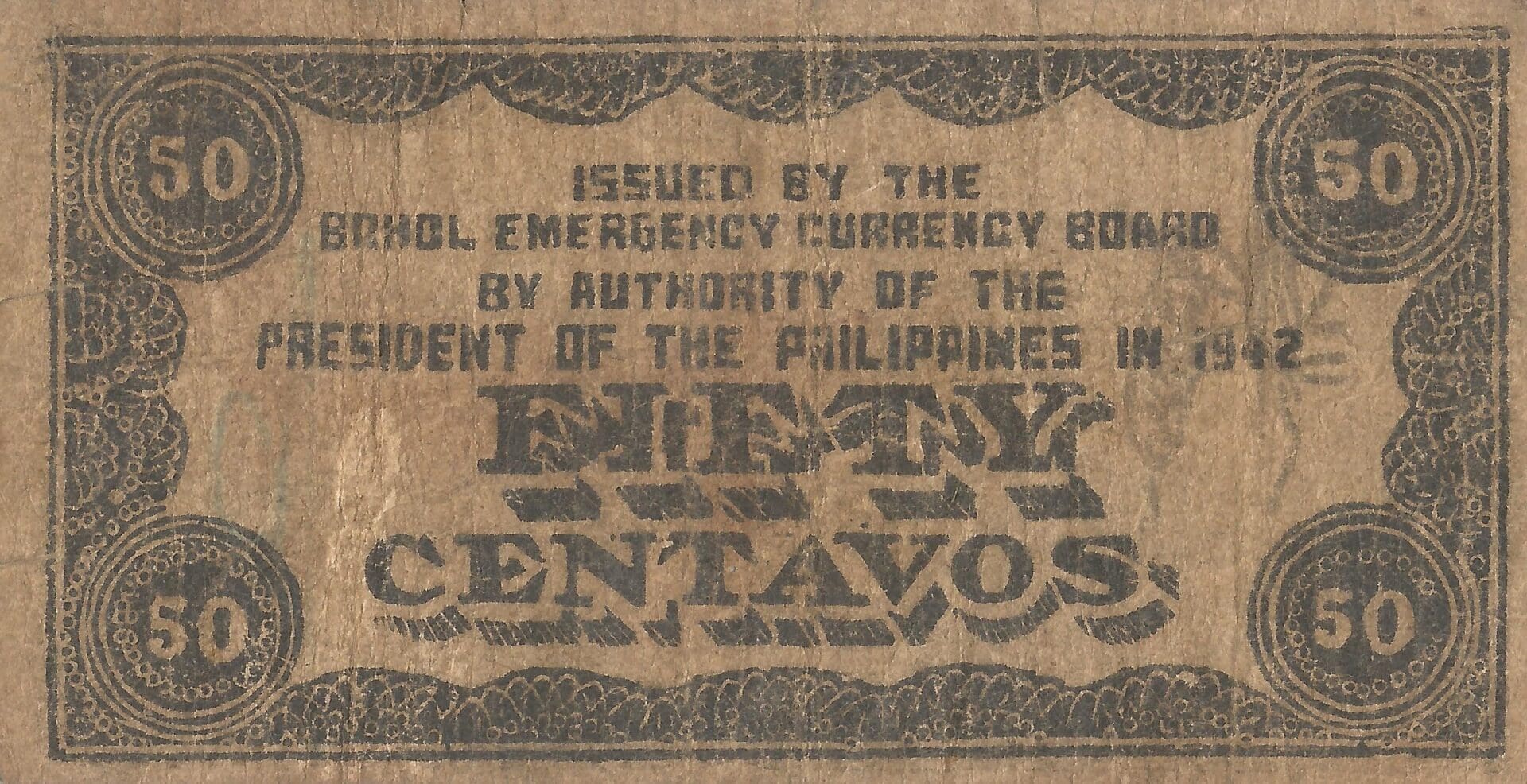 Filipinas 20 Pick S134d Reverso