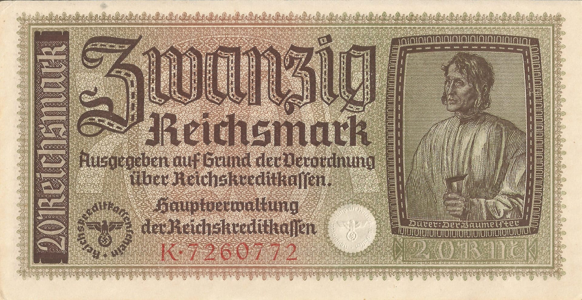 5-Reichsmark (1924-1948) 21 Pick R139 Anverso scaled