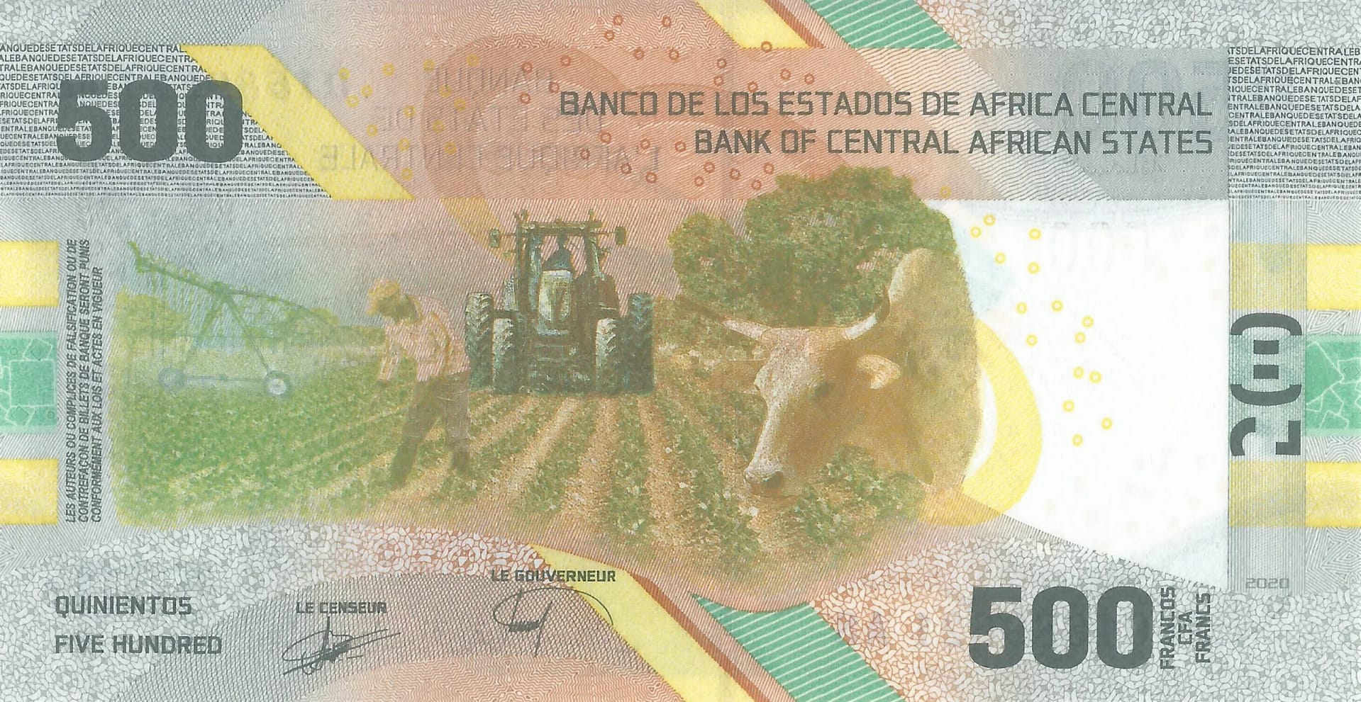 Estados Centroafricanos 4 Pick Nuevo P W700 Reverso scaled