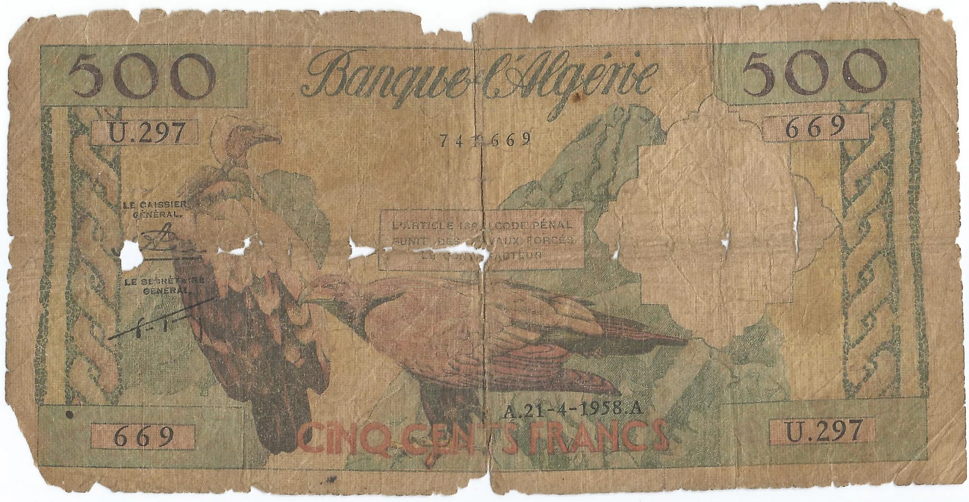 Argelia 20 Pick 117 Anverso scaled