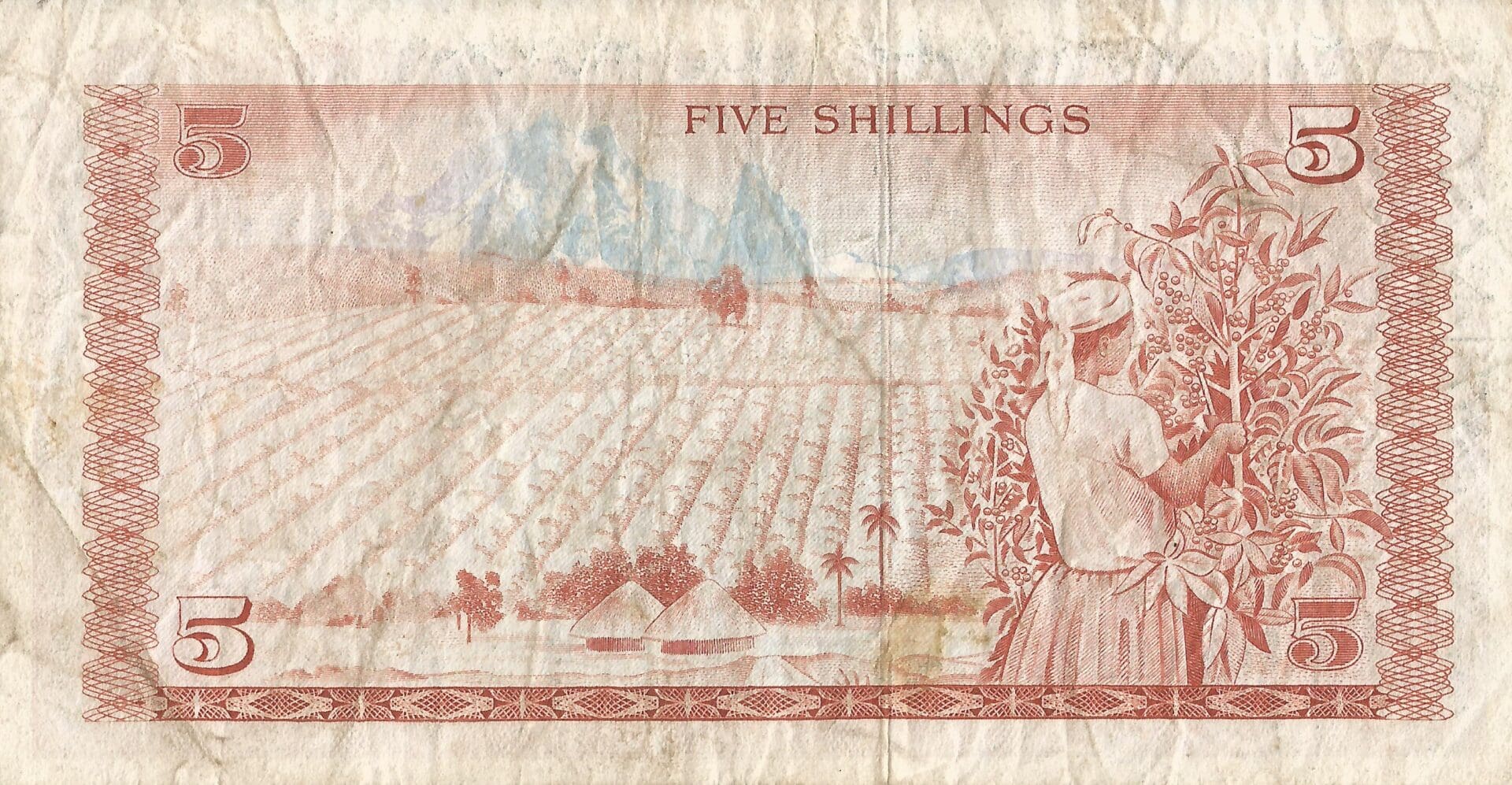 Kenia 6 Pick 11a Reverso