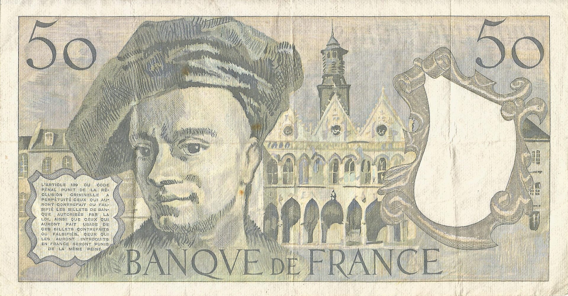 Francia 134 Pick 152b.6 Reverso scaled