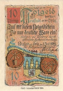 Notgeld - N 13 GM 965.1 1 4 Anverso