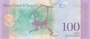 Venezuela 84 Pick 106a Reverso