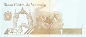 Venezuela 100 Pick 114b Reverso scaled