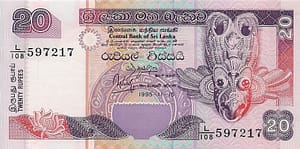 Sri Lanka (Ceylán) 21 Pick 109a ad 1