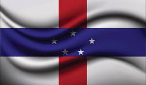 Antillas Holandesas 1 netherlands antilles realistic waving flag design vector jpg