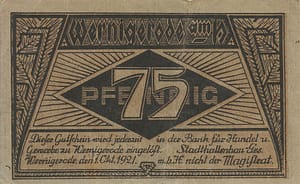 Notgeld - W 11 1408.1 3 4 Anverso