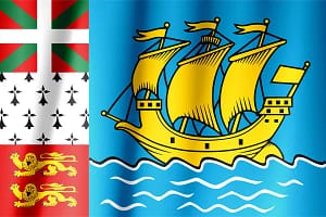 depositphotos 367399640 stock photo saint pierre and miquelon flag