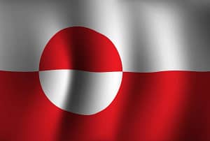 Groenlandia 1 greenland flag background waving 3d national independence day banner wallpaper vector jpg
