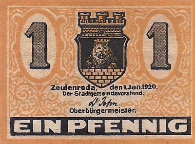 Notgeld - Z 9 Z008.6a ad