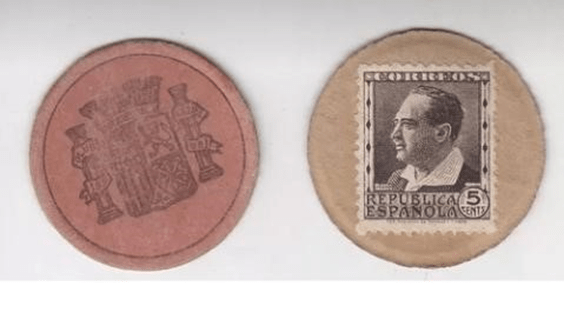 Sello moneda de la Segunda República Española 1 imagen 2023 03 29 164328096