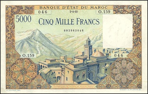 Billetes Coloniales de Marruecos 4 imagen 2024 08 13 111436807