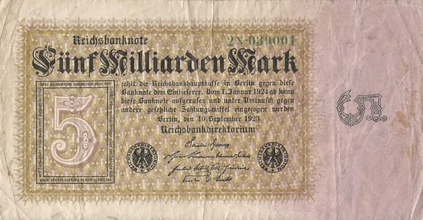 3-Papiermark (1914-1923) 70 Pick 115 Anverso