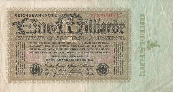 3-Papiermark (1914-1923) 68 Pick 114 Anverso