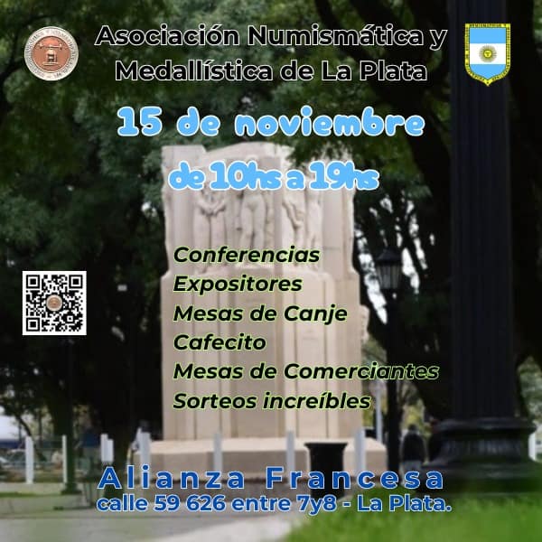 Jornada Numismática – Asociación Numismática y Medallística de La Plata 1 imagen 2025 10 14 124406964