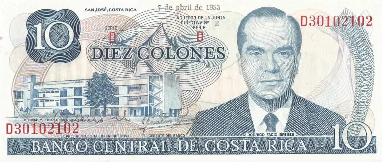 Costa Rica 15 Costa Rica Pick 237b 12 Anverso