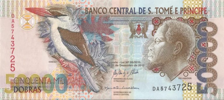 Santo Tome y Príncipe 15 Pick 68e Anverso