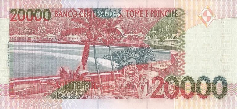 Santo Tome y Príncipe 14 Pick 67e Reverso