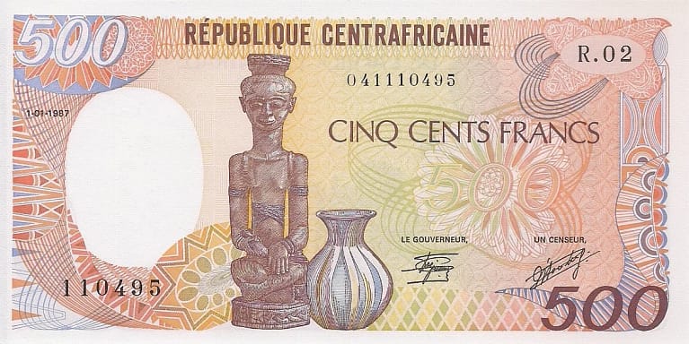 Republica Centroafricana 5 Pick 14c ad jpg