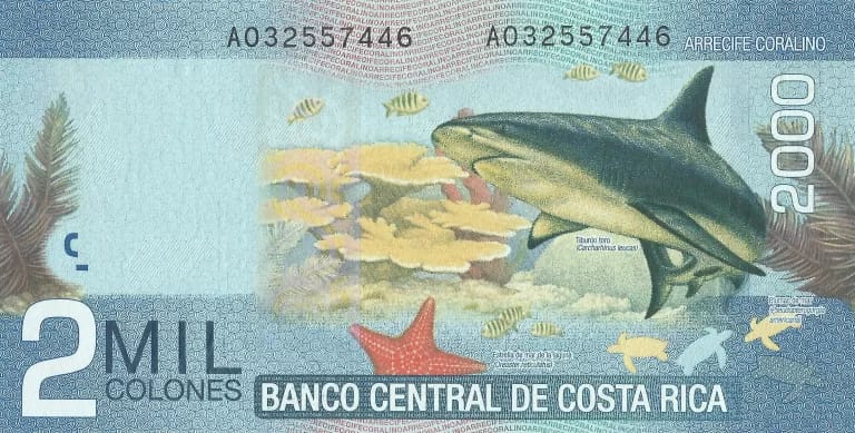 Costa Rica 37 Costa Rica Pick 275a Reverso