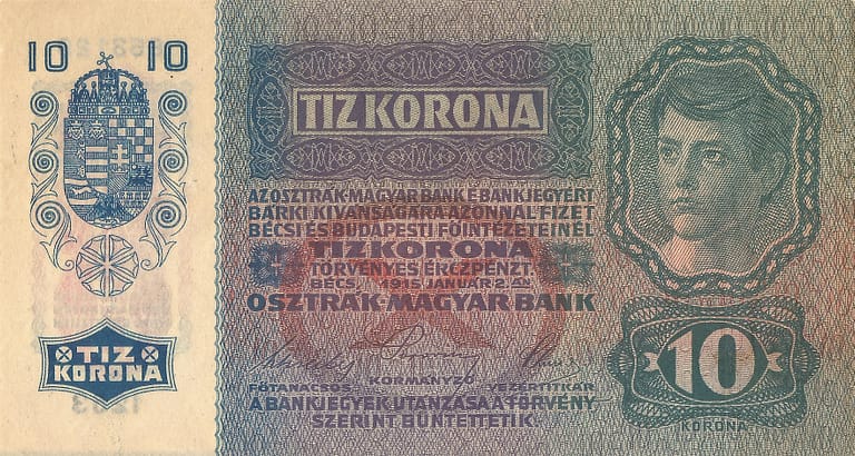 2-Coronas Austriacas 1918-1925 6 Pick 51a Reverso