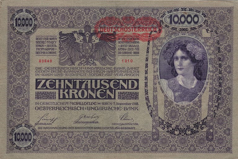 2-Coronas Austriacas 1918-1925 11 Pick 65 ad 4