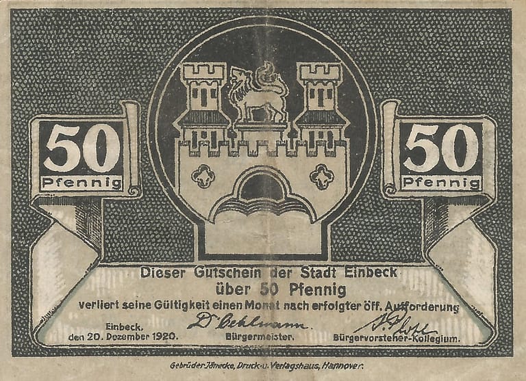 Notgeld - E 7 G E9.2b Anverso